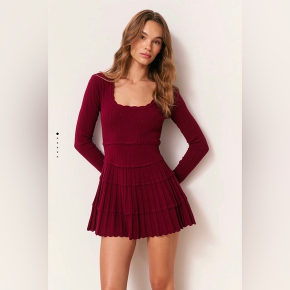 LoveShackFancy Pointelle in Spice Berry Sz S - Picture 1 of 5